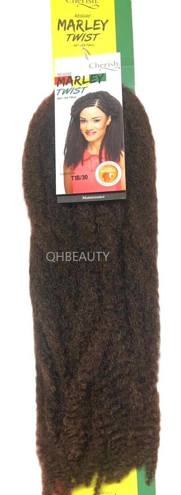 Cherish Synthetic Afro Kinky Cuban Anti itch Hair Extension  Marley Twist Braid