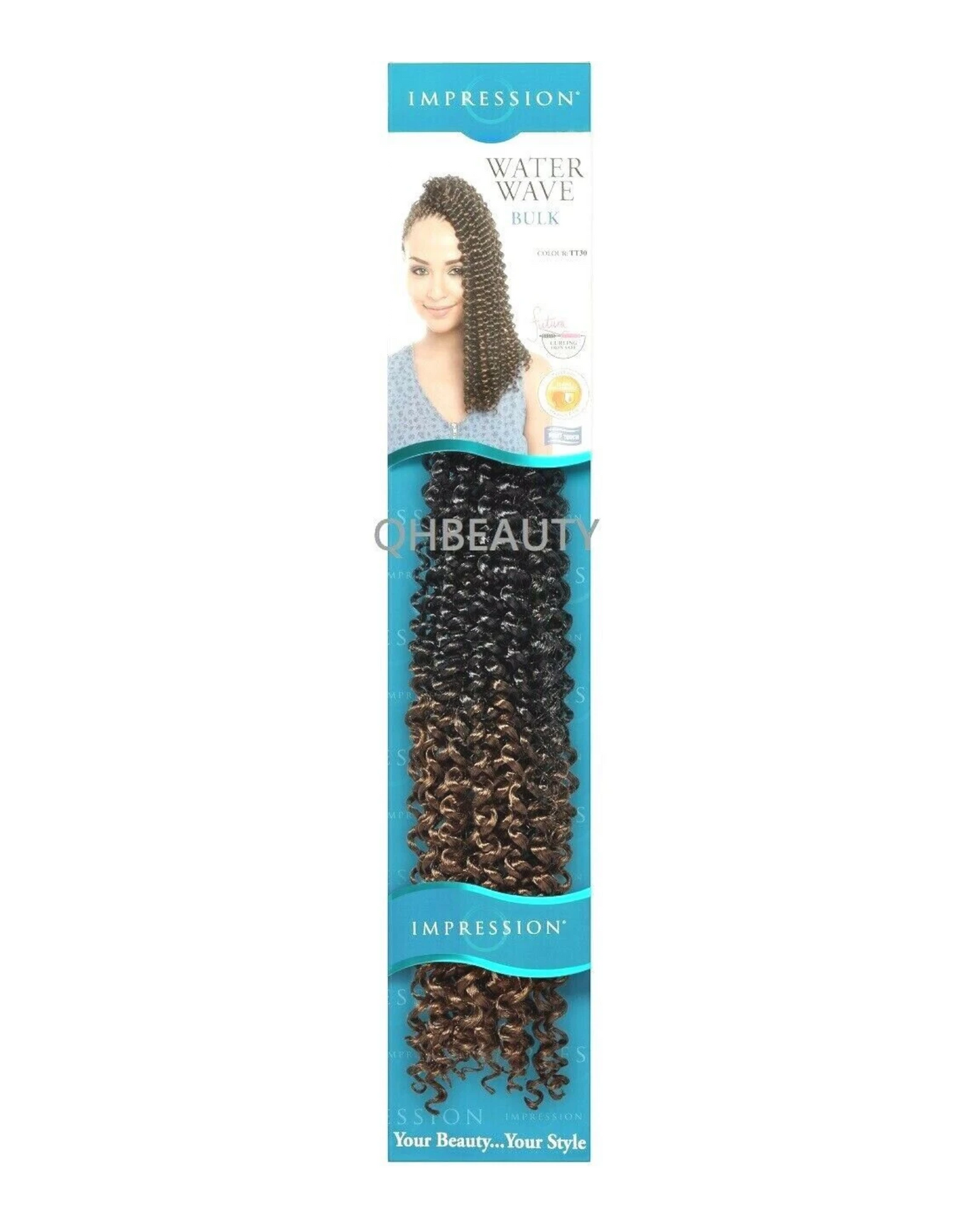 IMPRESSION SYNTHETIC HAIR EXTENSION BRAID - WATER WAVE 22''