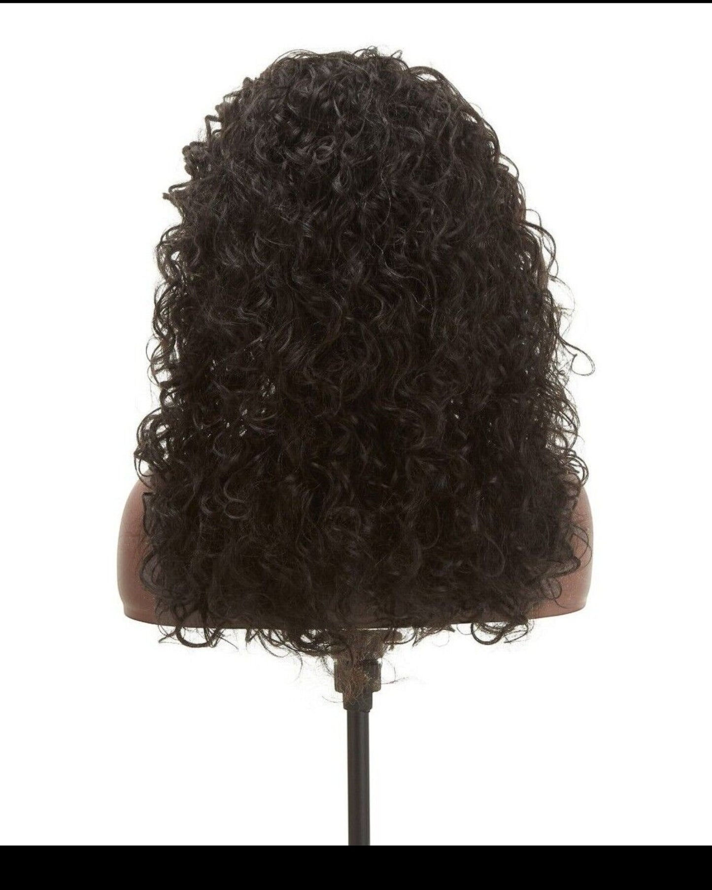 Impression Synthetic Natural Hair Line Long Curly Lace L Part Hair Wig - Emma