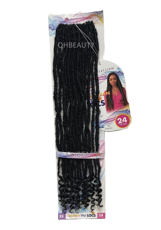 Obsession Synthetic Crochet Pre Loop Braid Hair Extension - HAWAIIAN NU LOCS 24
