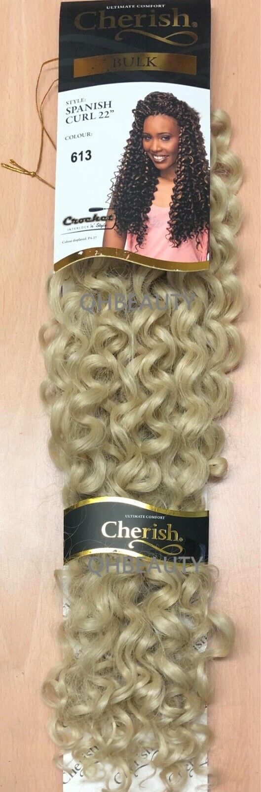 Cherish Bulk Synthetic Long Curly Hair Extension Braid - Spanish Curl 22 Inch