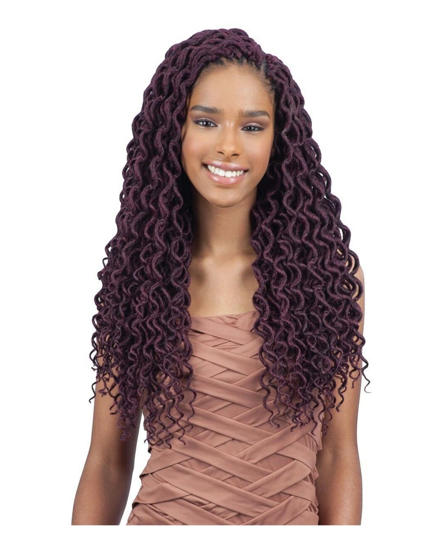 Obsession Crochet Braid Hair Extension Soft Curly Faux Locs 18''  freetress copy