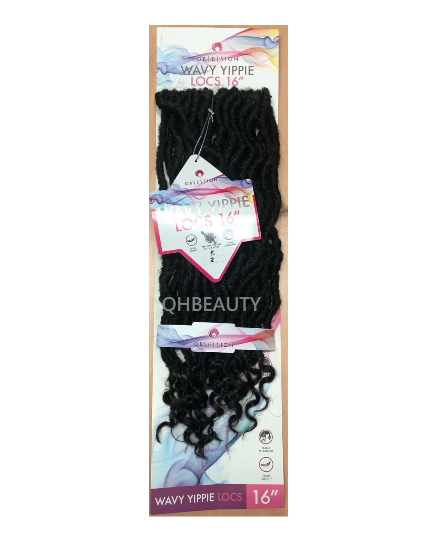 Obsession Synthetic Crochet Braid Hair Extension - Wavy Yippie Locs 16 INCH