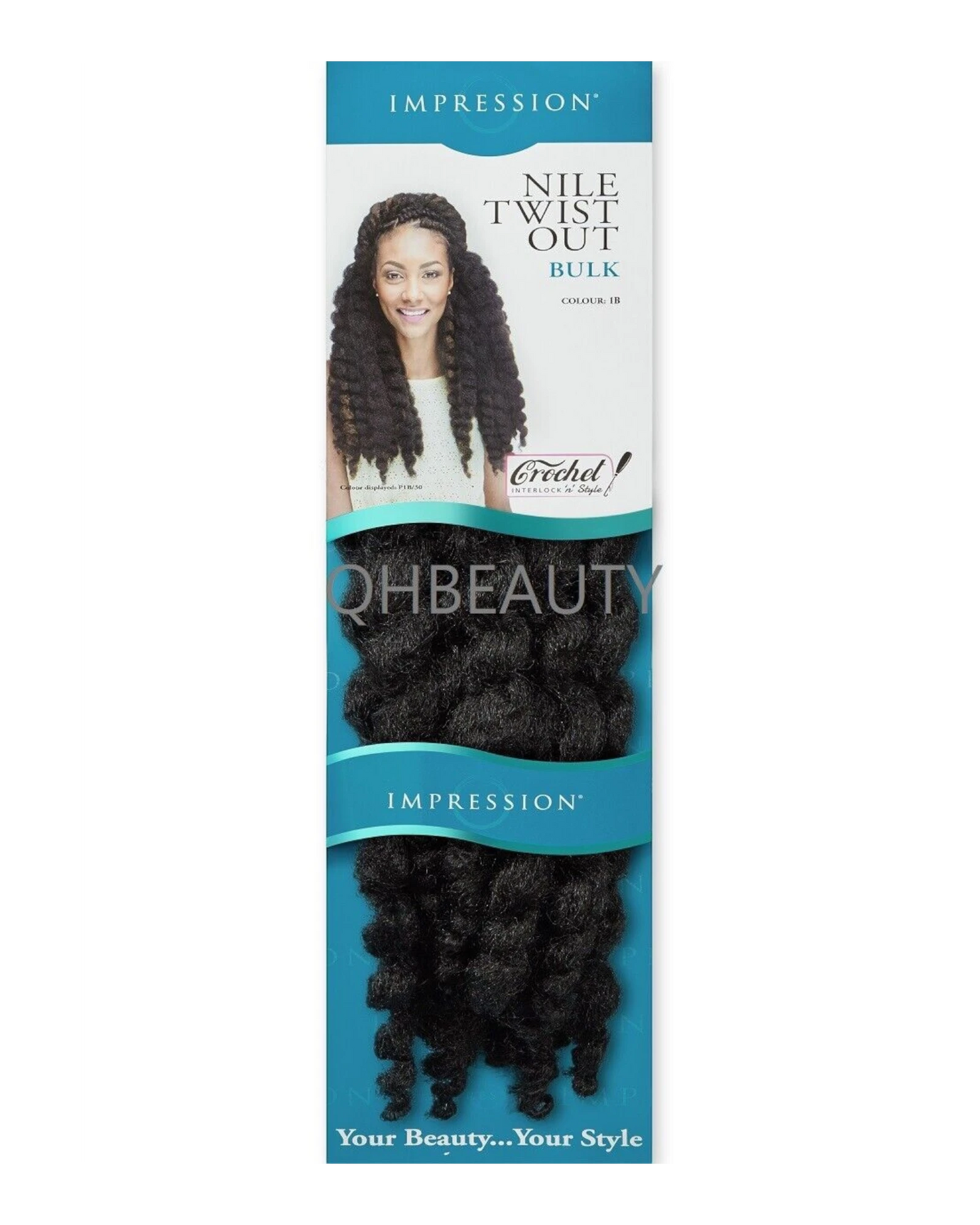 IMPRESSION SYNTHETIC AFRO CUBAN BULK HAIR EXTENSION BRAIDS - NILE TWIST OUT