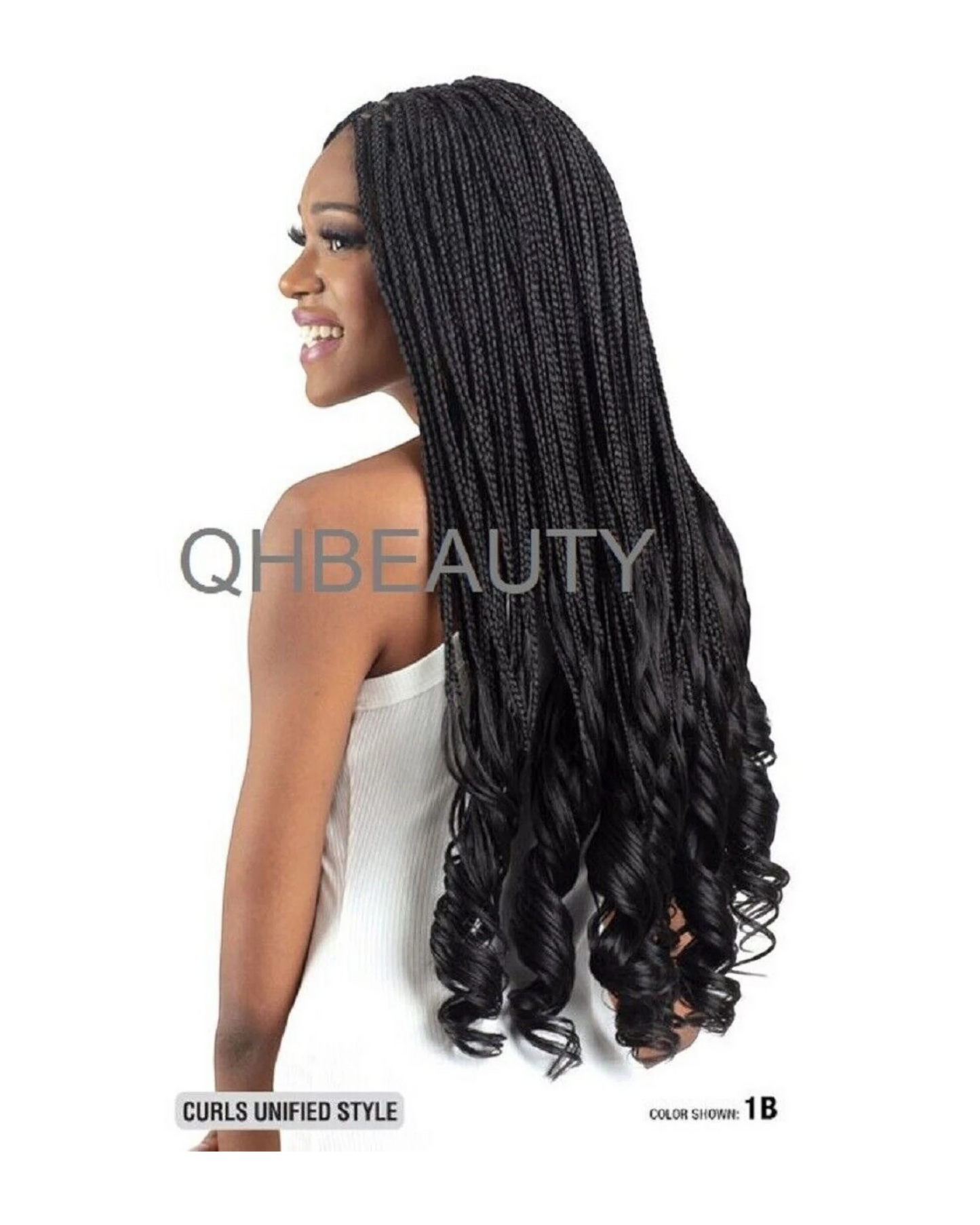 CHERISH SYNTHETIC HAIR EXTENSION BRAID - 3 x SPIRAL FRENCH CURL 22 & 28 INCHES