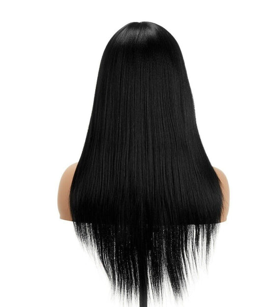 Impression Synthetic Hand Made Long Straight Bangs Hair Wig  Alexandra