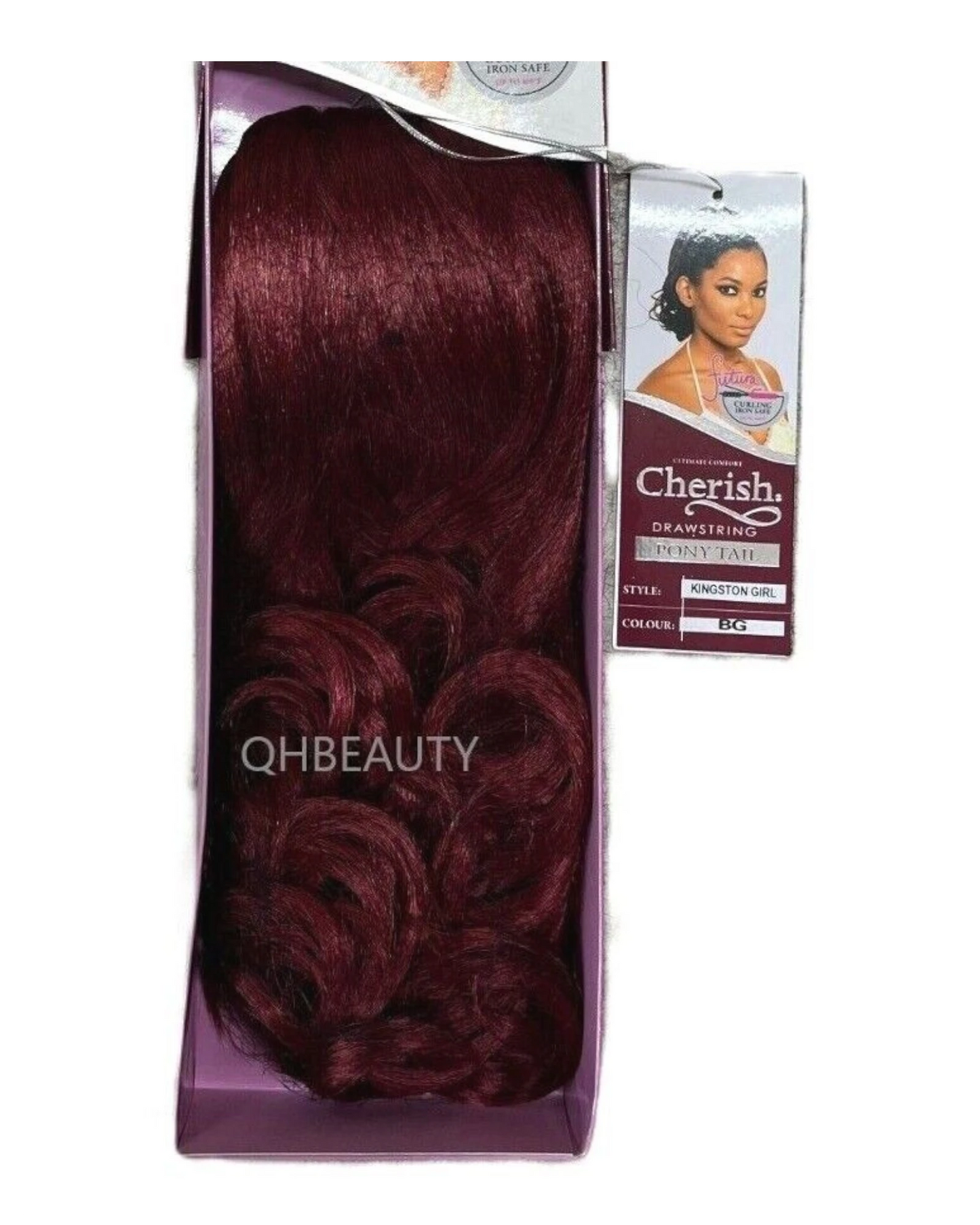 Cherish Synthetic Drawstring Curly Hair Extension Ponytail - Kingston Girl