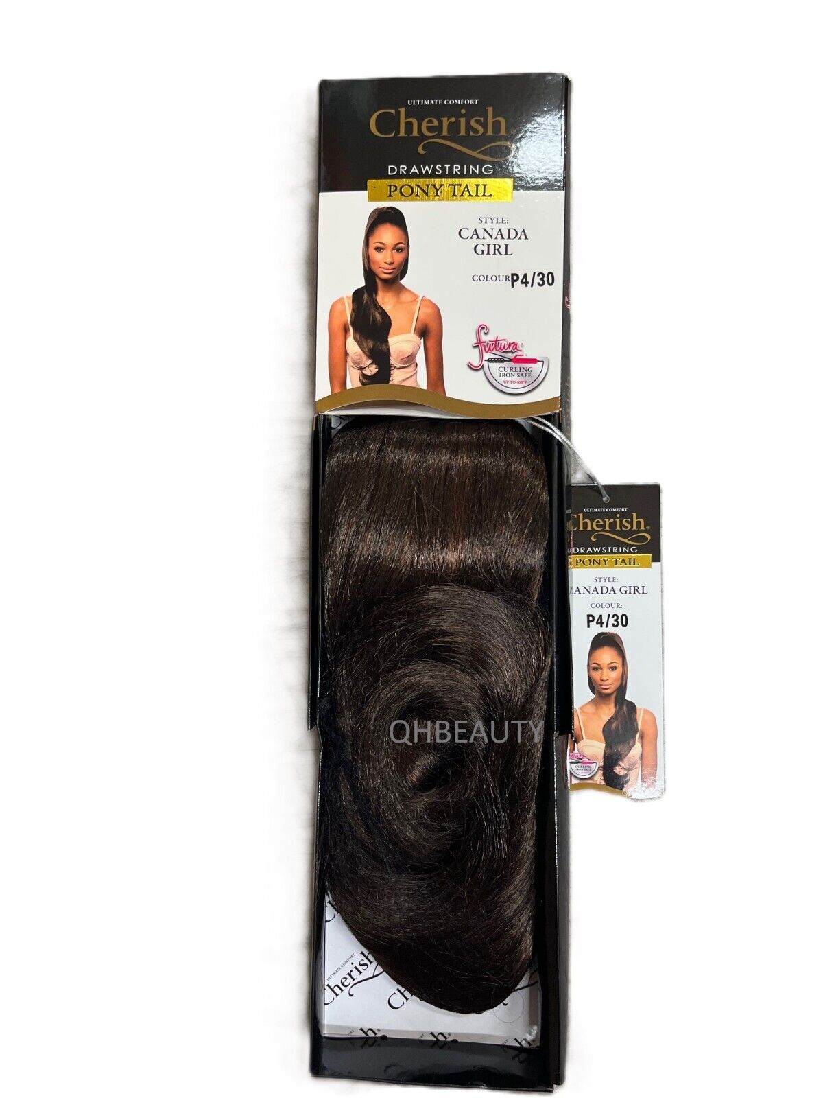 Cherish Synthetic Drawstring Long Curly Wavy Hair Ponytail - Canada Girl
