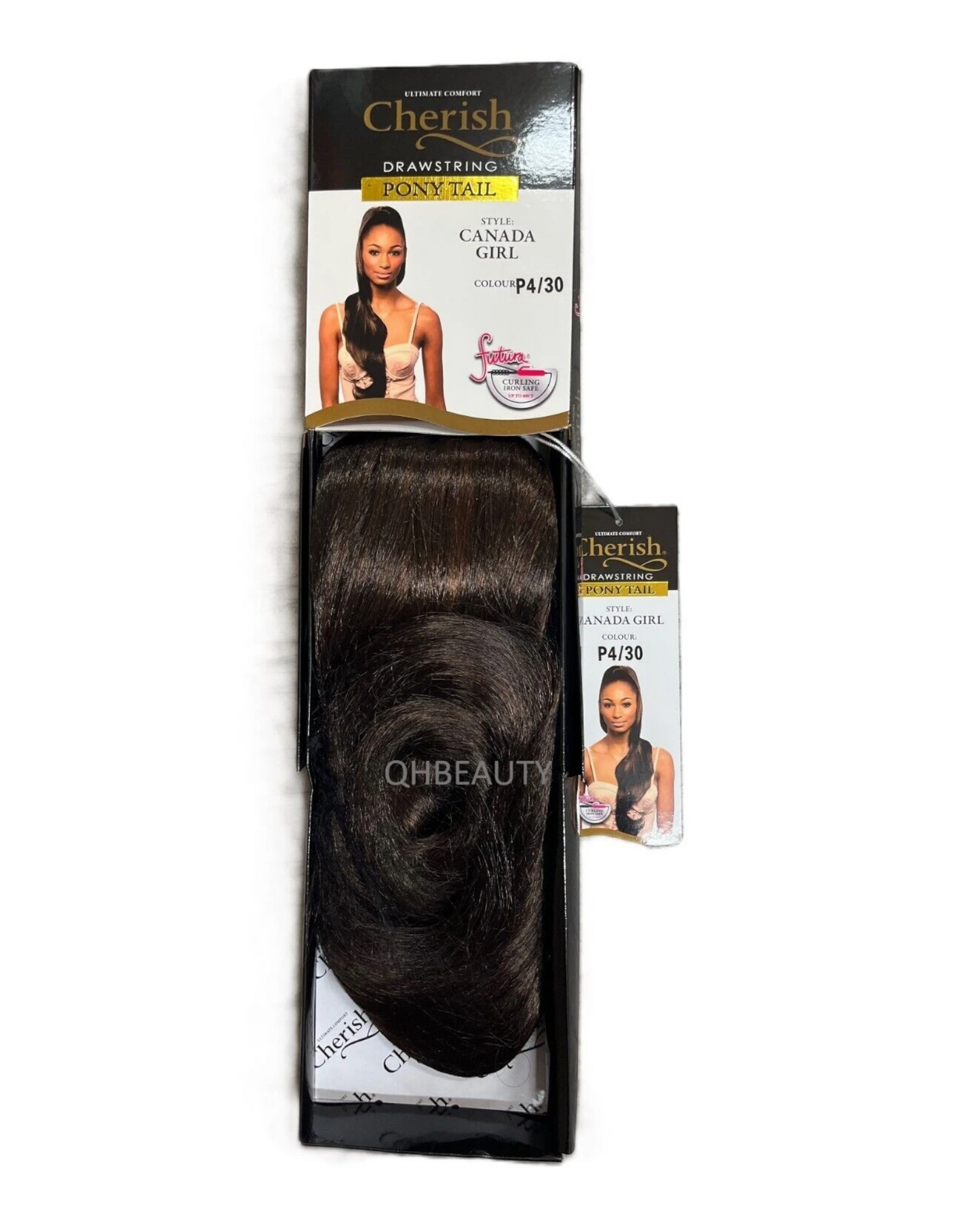 Cherish Synthetic Drawstring Long Curly Wavy Hair Ponytail - Canada Girl