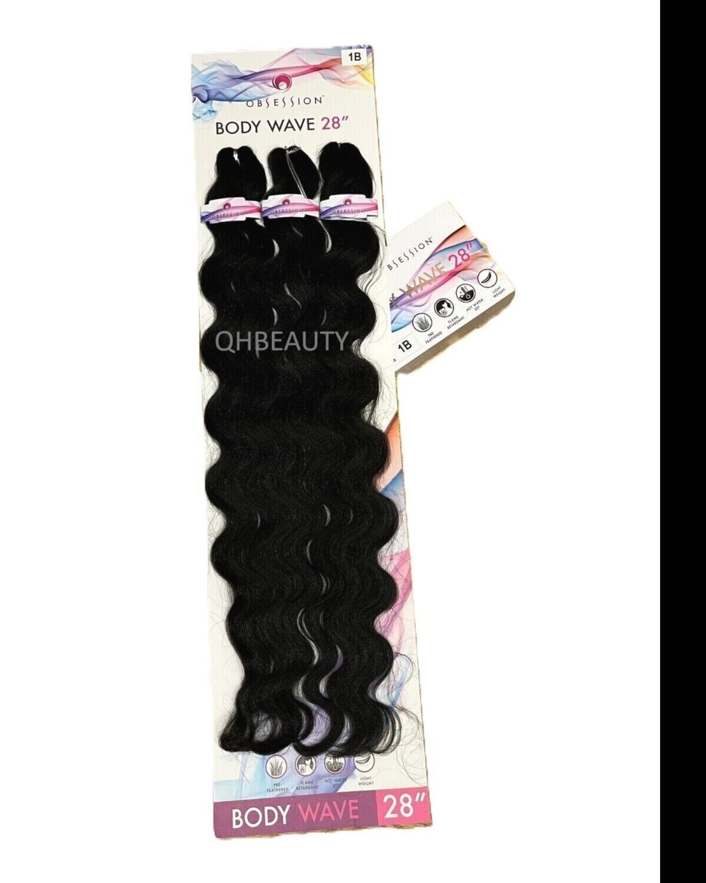 Obsession Synthetic Pre-Stretched Curly Braid Hair Extension - BODY WAVE 28 INCH