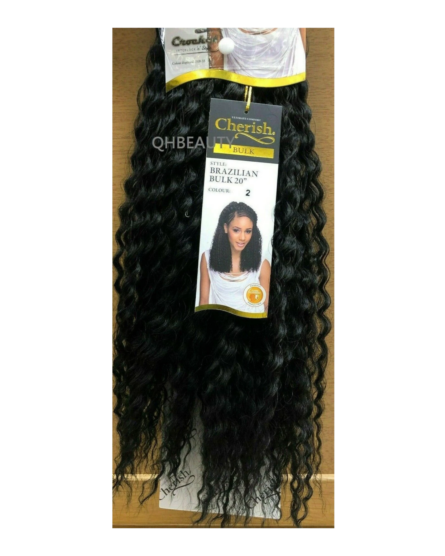 Cherish Synthetic Crochet Braid Curly Hair Extension Style - Brazilian Bulk 20"