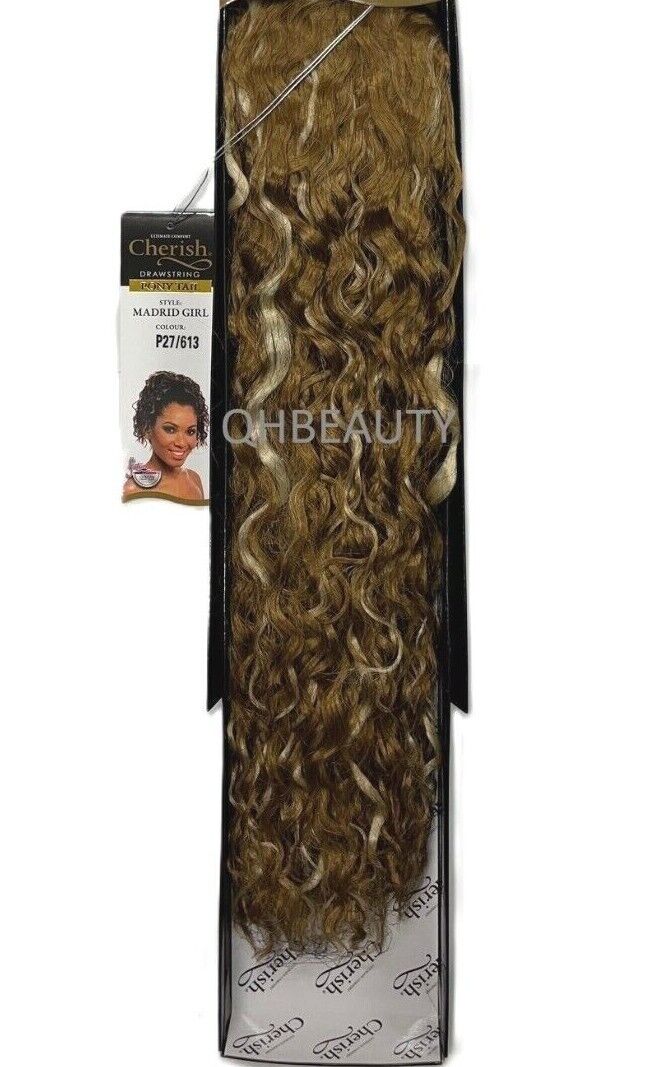 Cherish Synthetic Drawstring Curly Hair Extension Ponytail - Madrid Girl