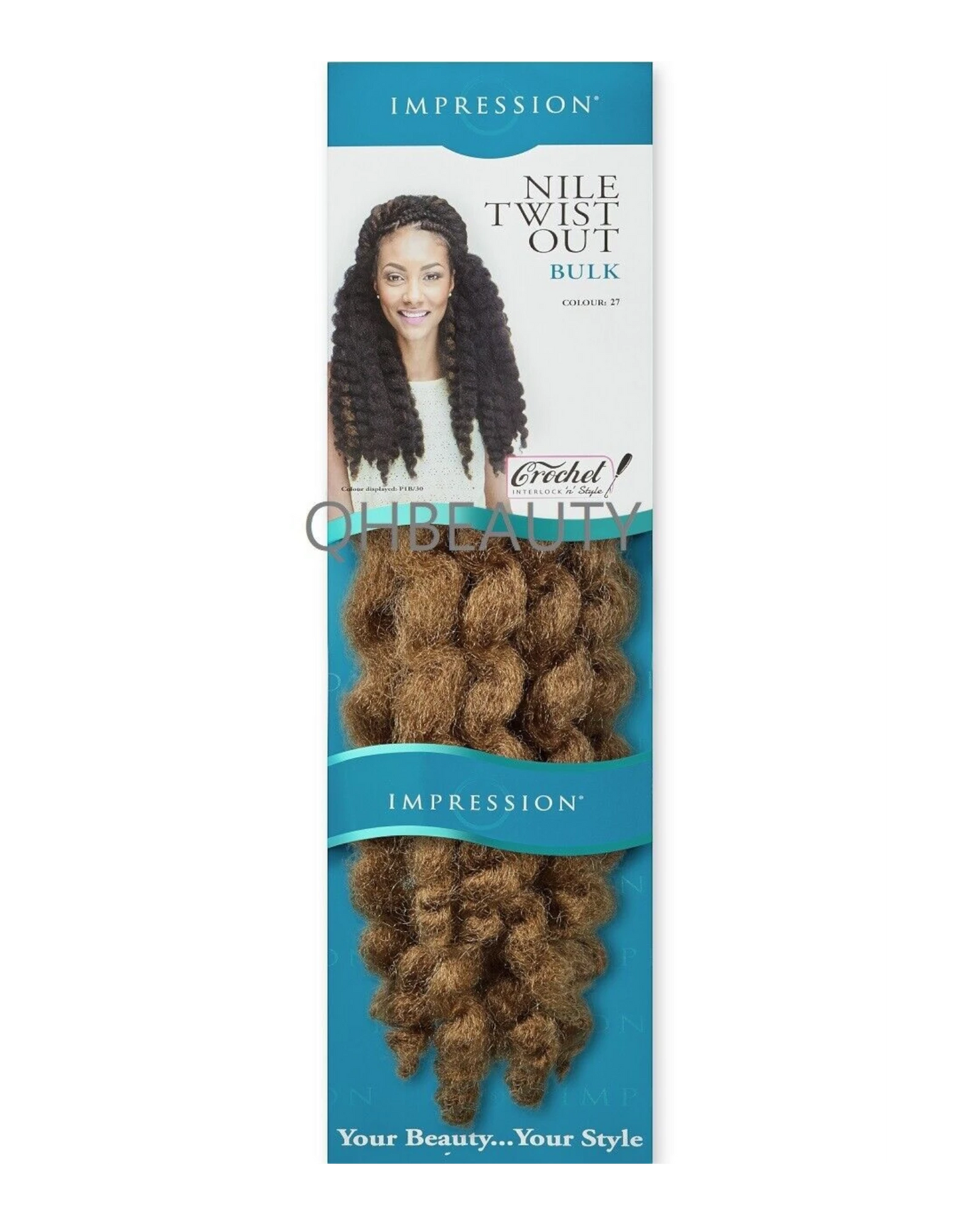 IMPRESSION SYNTHETIC AFRO CUBAN BULK HAIR EXTENSION BRAIDS - NILE TWIST OUT