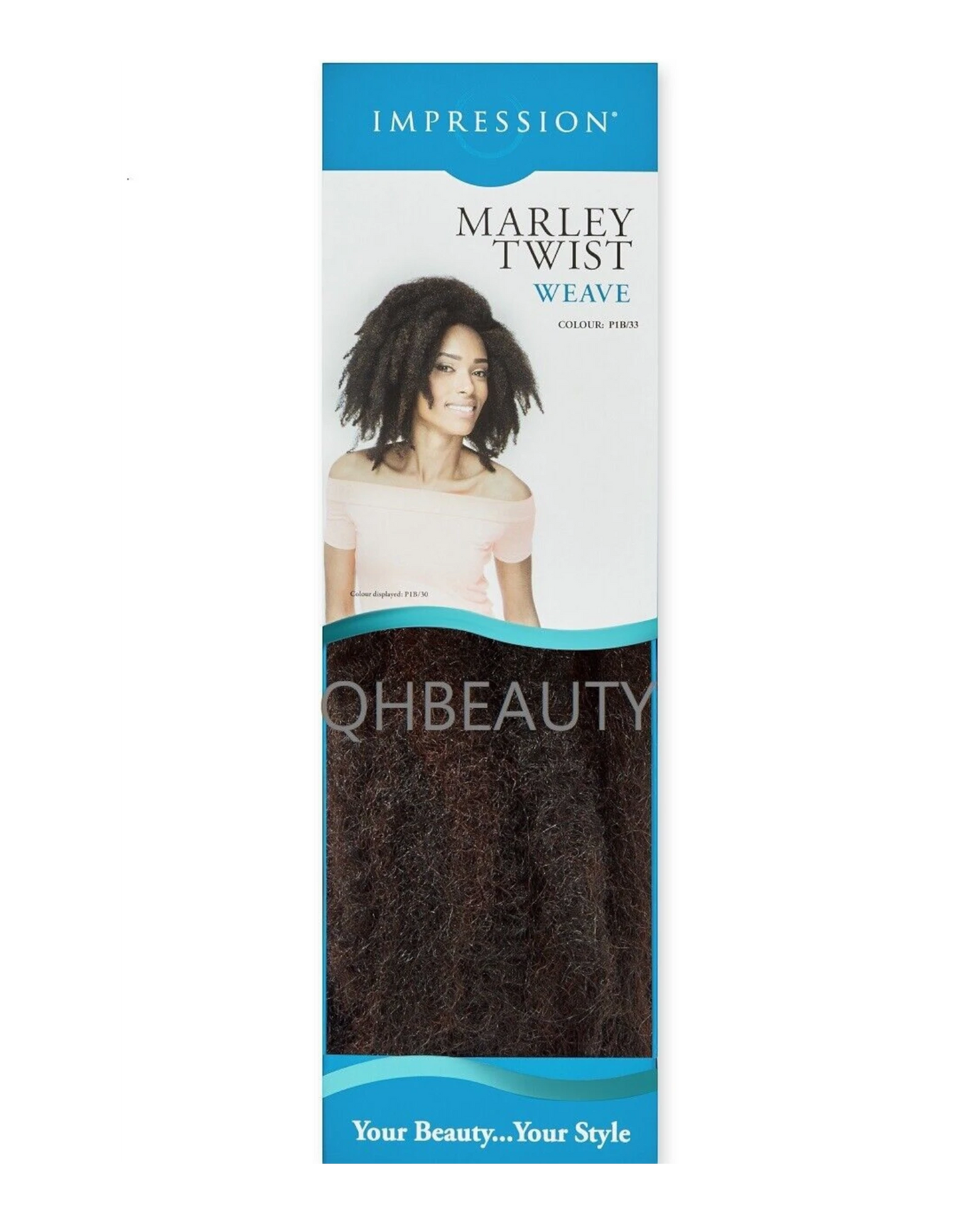 IMPRESSION SYNTHETIC AFRO CUBAN HAIR EXTENSIONS - MARLEY TWIST WEAVE