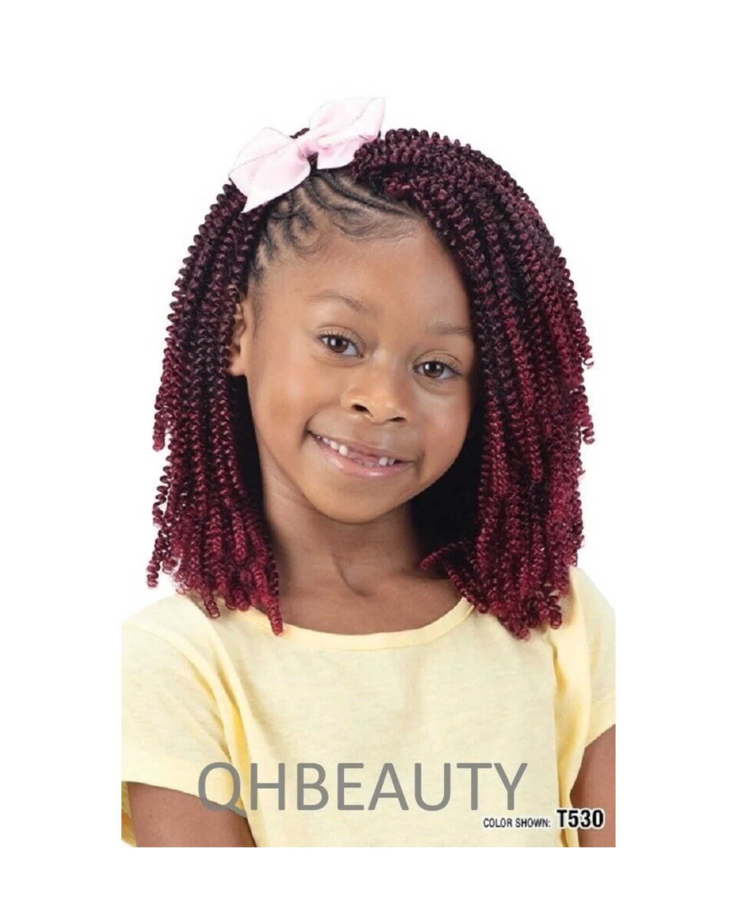 CHERISH SYNTHETIC JUNIOR KIDS CROCHET BRAID HAIR EXTENSION  BOHEMIAN CURL 8 INCH