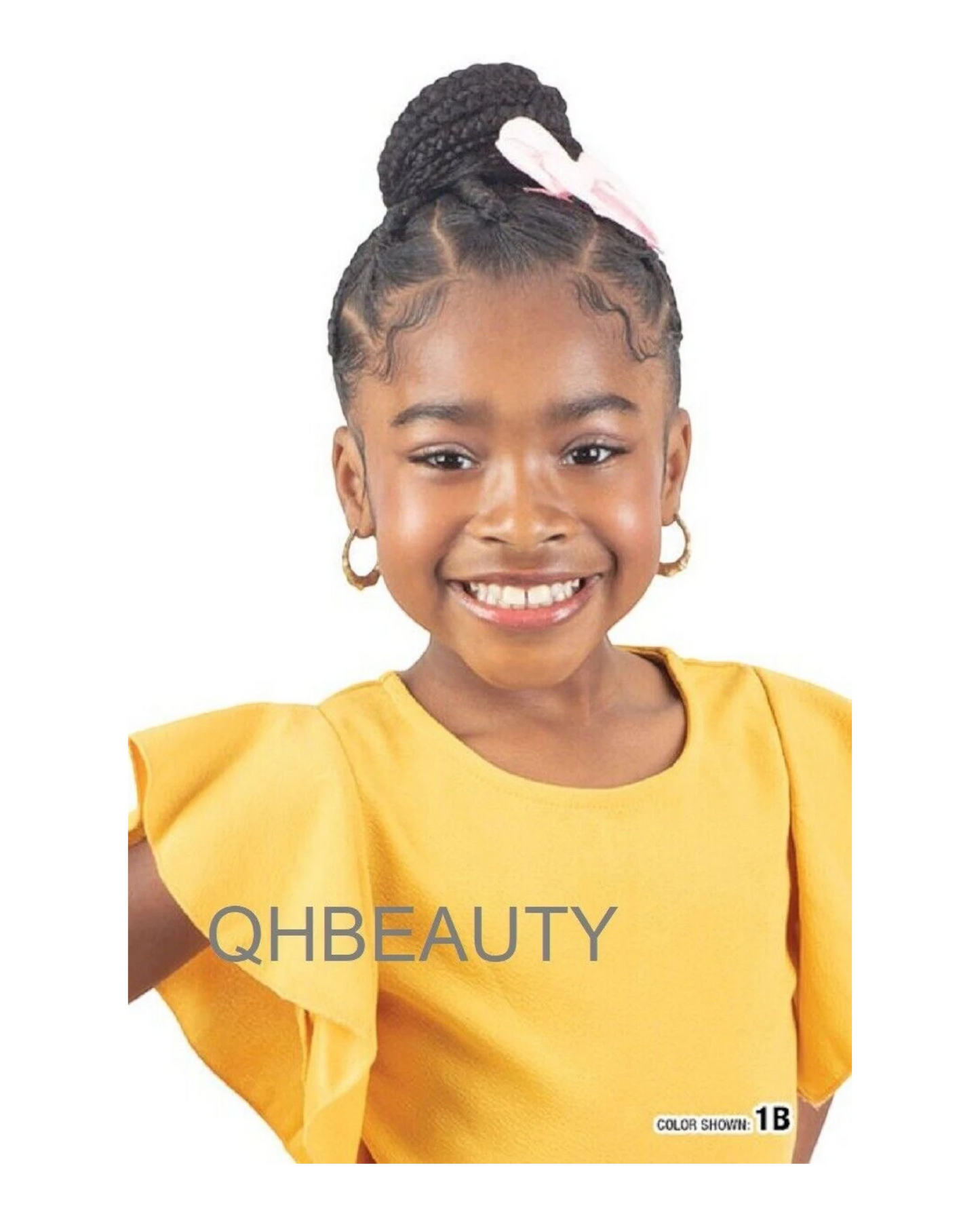 IMPRESSION SYNTHETIC KIDS CROCHET HAIR EXTENSION PRE STRETCHED BRAID 28 /  14 ''