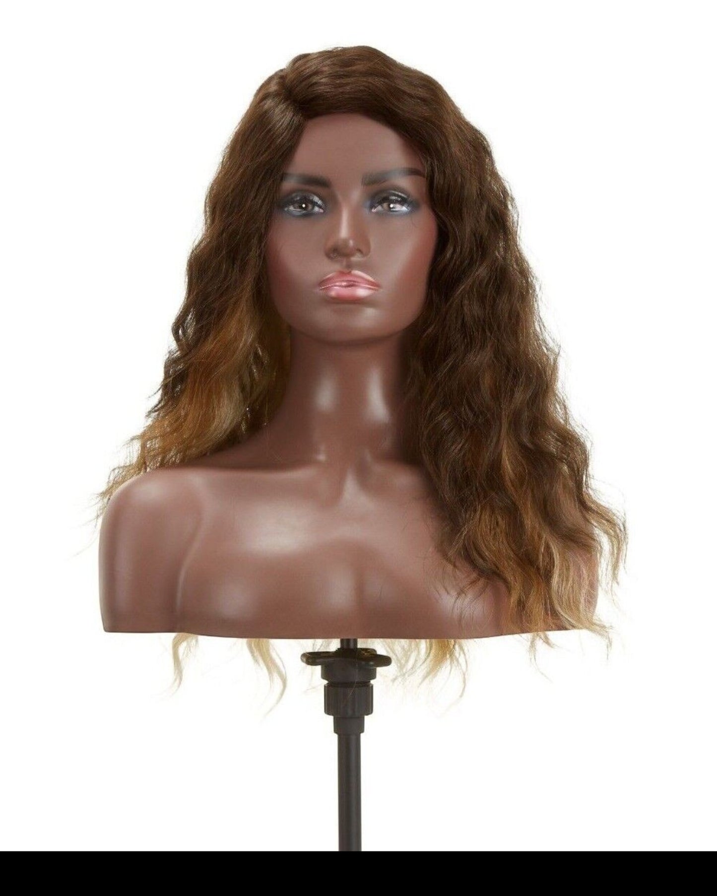 Impression Synthetic Invisible L Part Lace Curly Hair Wig - Alicia