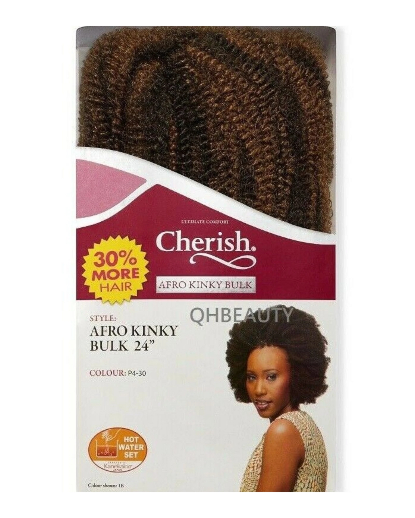 CHERISH SYNTHETIC BULK BRAIDING CROCHET NEW HAIR EXTENSIONS - AFRO KINKY 24 INCH