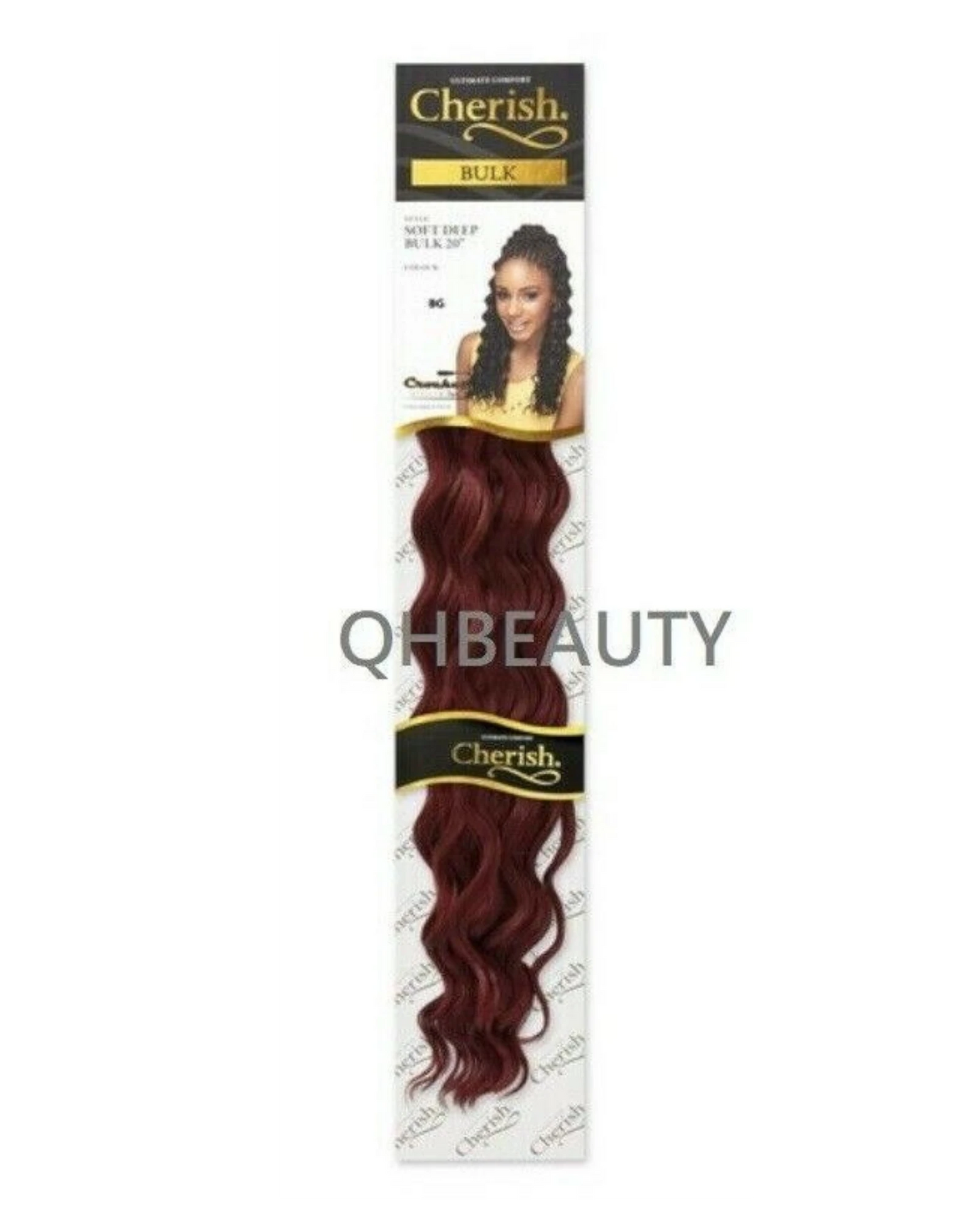 CHERISH SYNTHETIC BULK CROCHET HAIR EXTENSION BRAIDS - SOFT DEEP 20 INCH