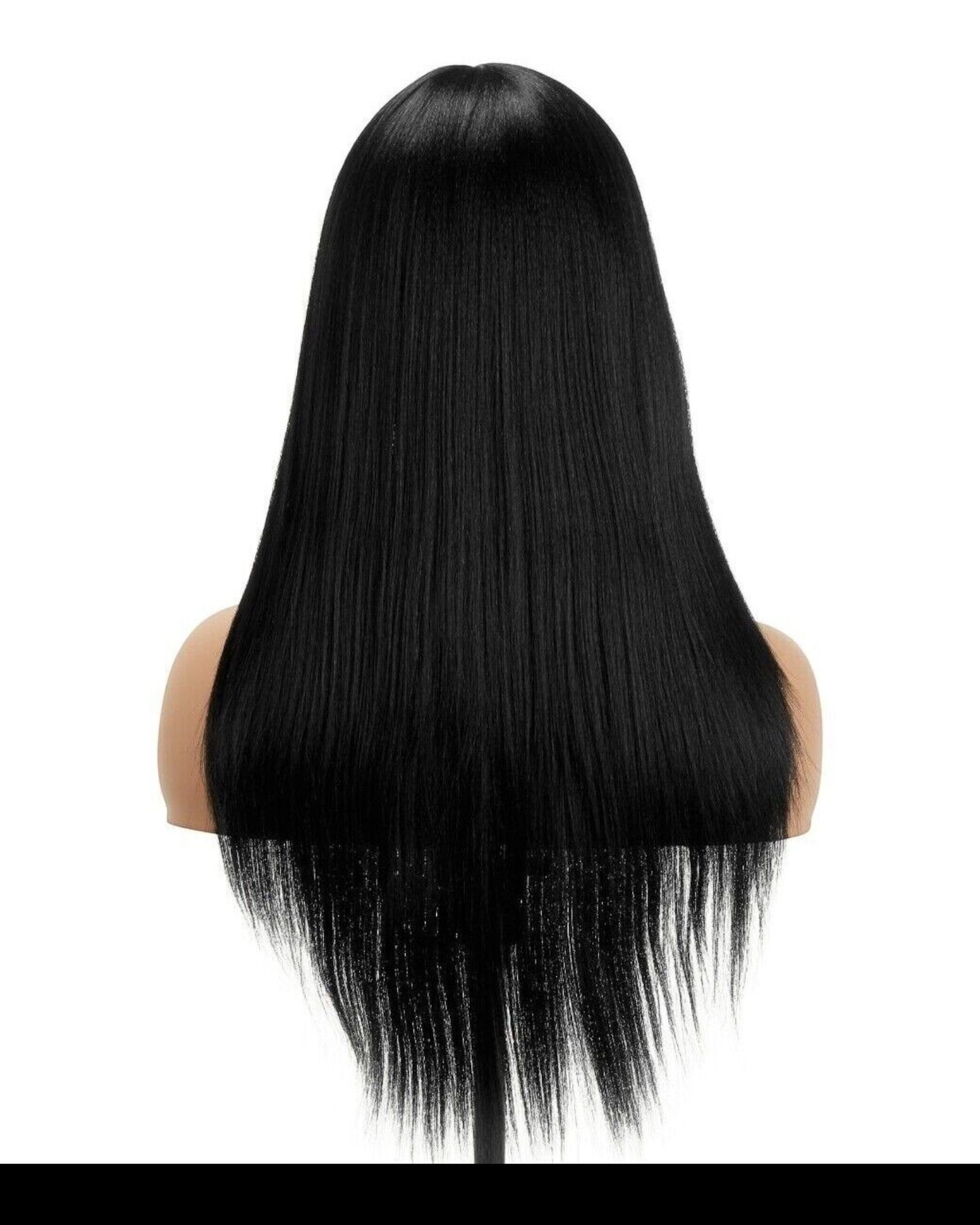 Impression Synthetic Hand Made Long Straight Bangs Hair Wig  Alexandra