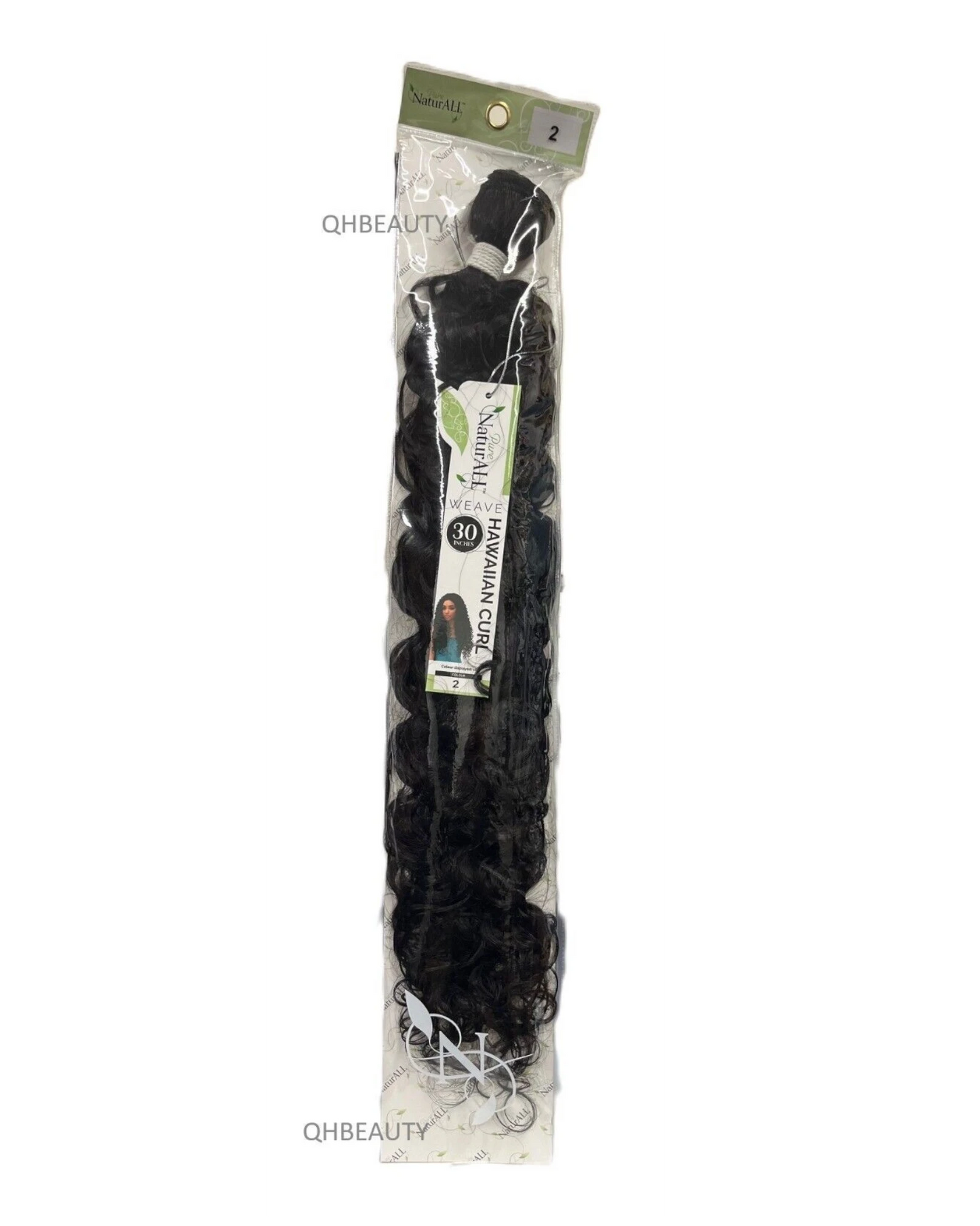 NaturALL SYNTHETIC LONG CURLY HAIR EXTENSION WEAVE - HAWAIIAN CURL 30 INCHES