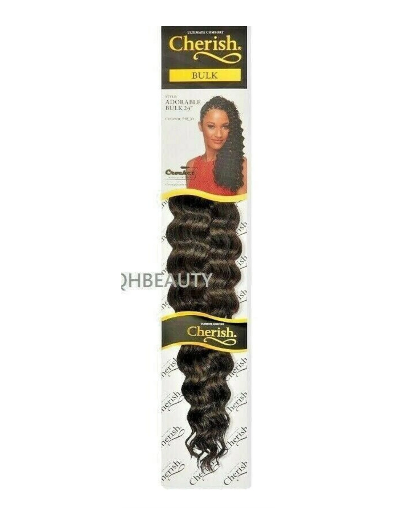 CHERISH SYNTHETIC LONG CURLY HAIR EXTENSION CROCHET BRAIDS - ADORABLE 24 inch7.99