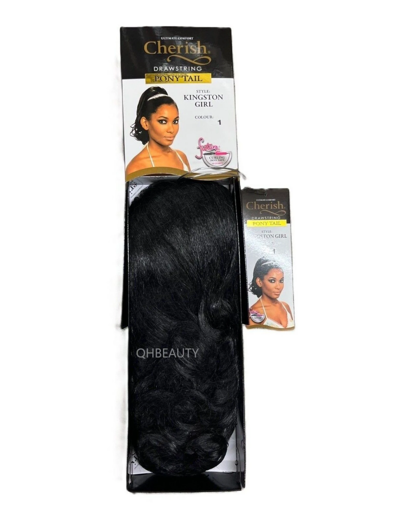 Cherish Synthetic Drawstring Curly Hair Extension Ponytail - Kingston Girl