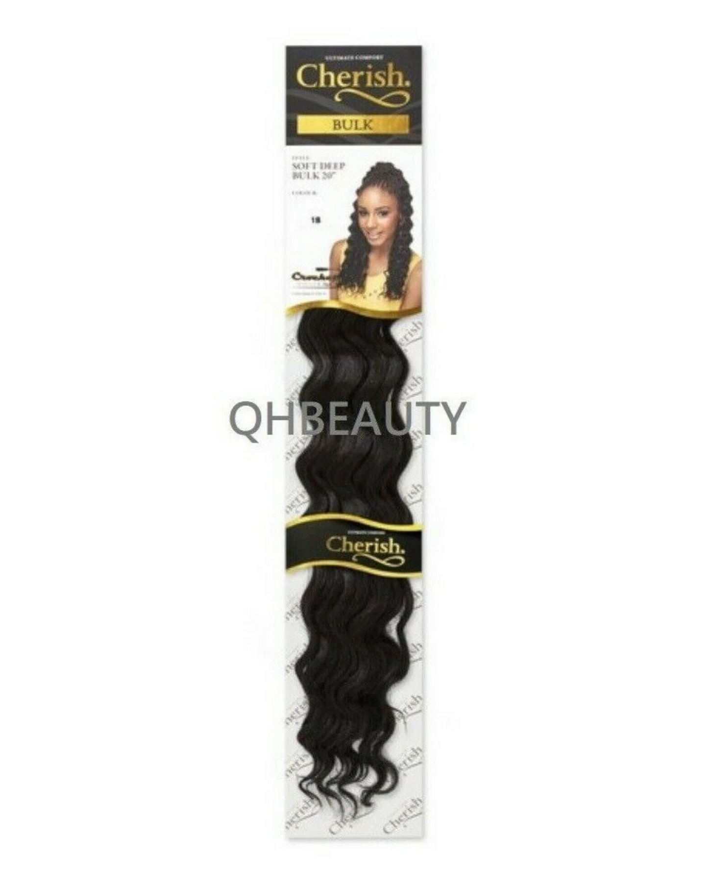 CHERISH SYNTHETIC BULK CROCHET HAIR EXTENSION BRAIDS - SOFT DEEP 20 INCH