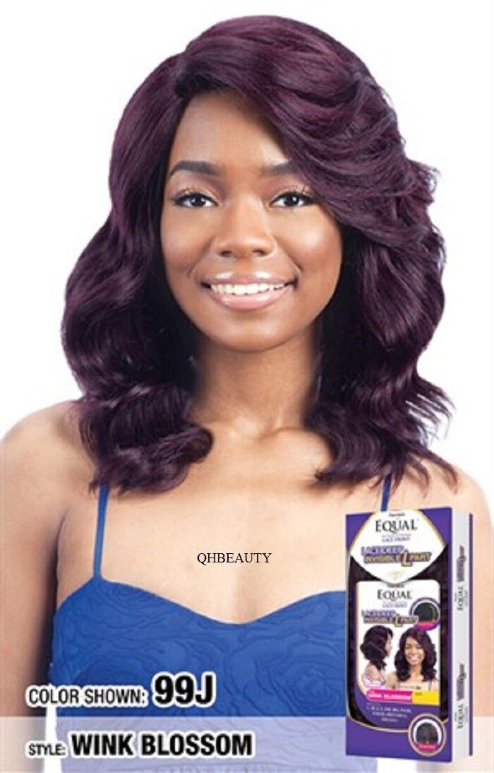 FREETRESS EQUAL SYNTHETIC LACE FRONT  L PART WAVY HAIR WIG - WINK BLOSSOM