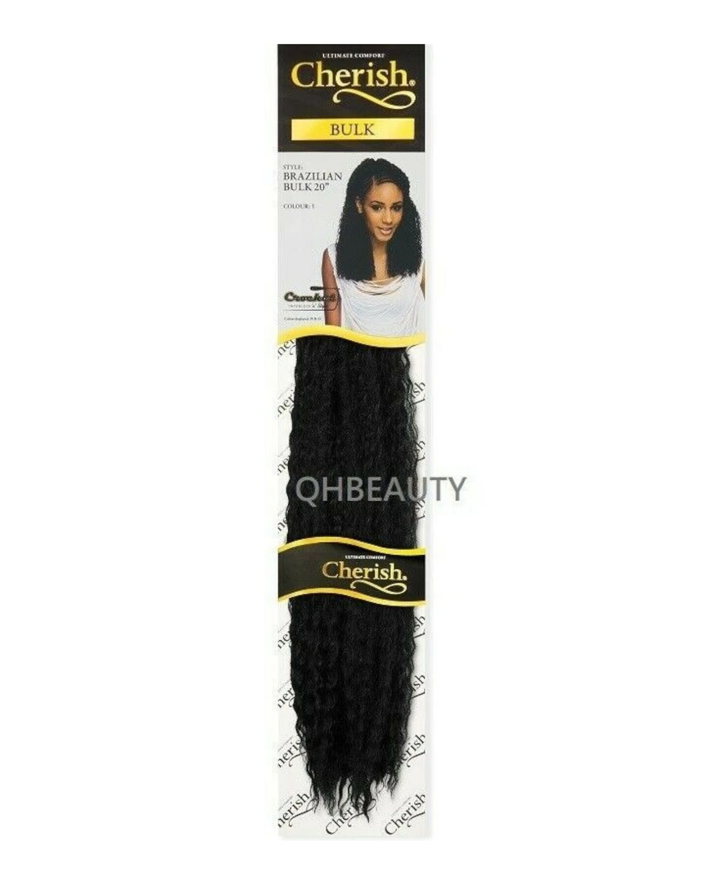 Cherish Synthetic Crochet Braid Curly Hair Extension Style - Brazilian Bulk 20"