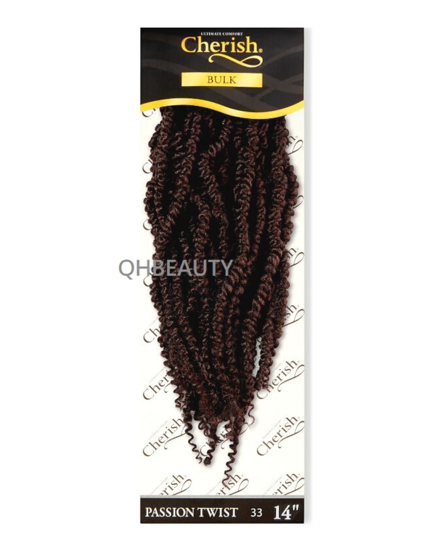 CHERISH SYNTHETIC PRE LOOPED BRAID CURLY HAIR EXTENSIONS - PASSION TWIST 14''