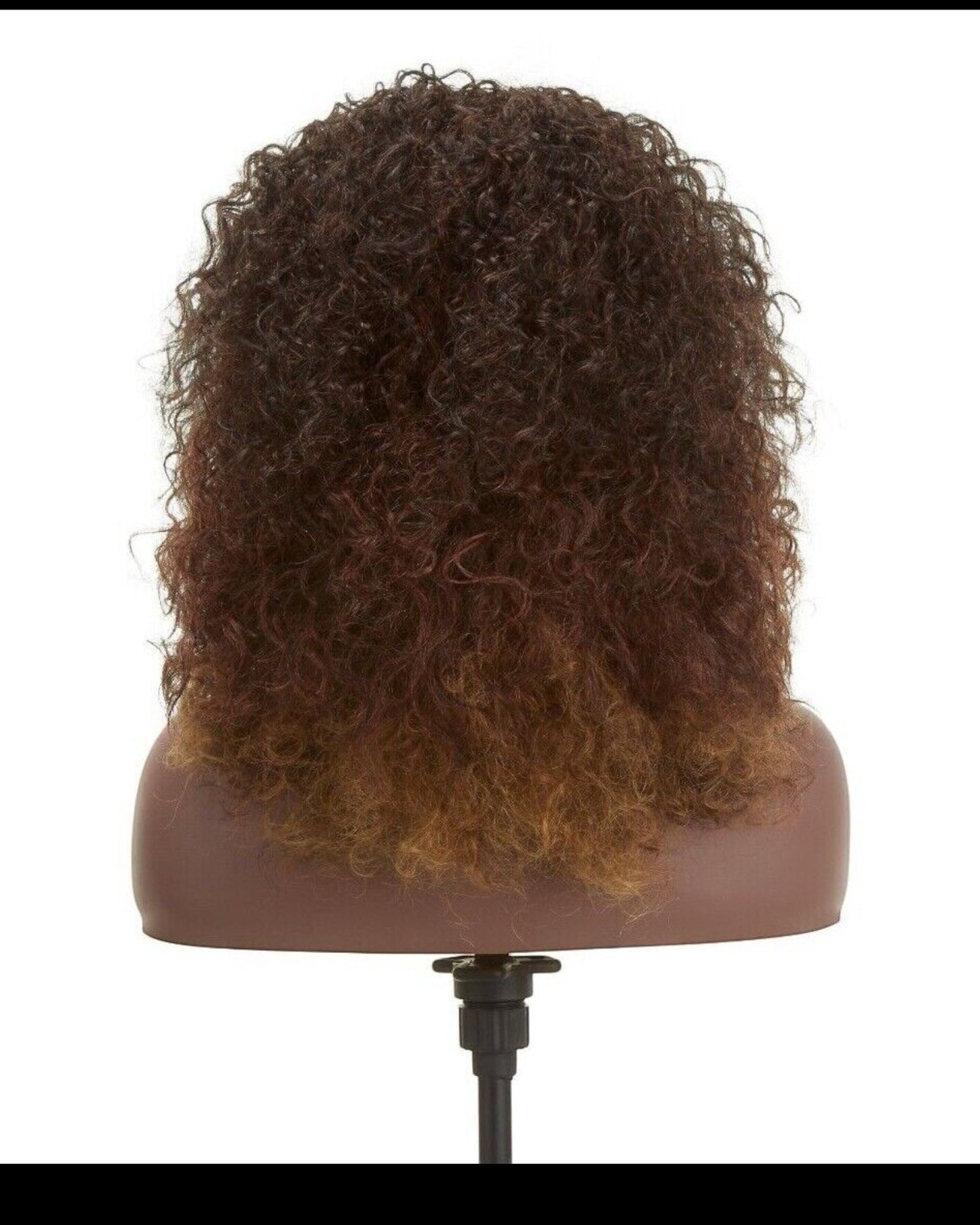 Impression Synthetic Natural Hairline Lace Front Curly Hair Wig - Asmara