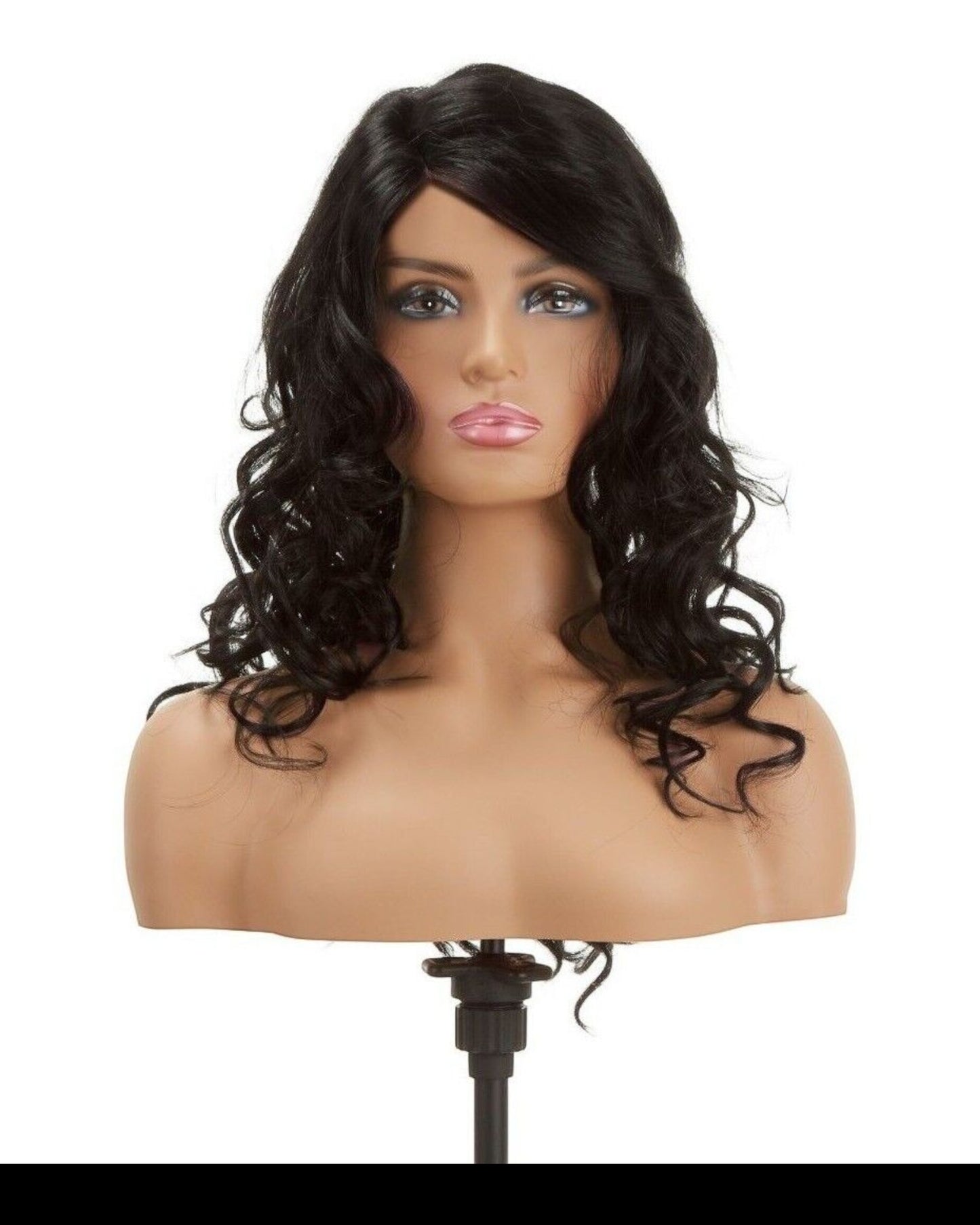 Impression Synthetic Invisible Part Lace Front Long Curly Hair Wig Alexis