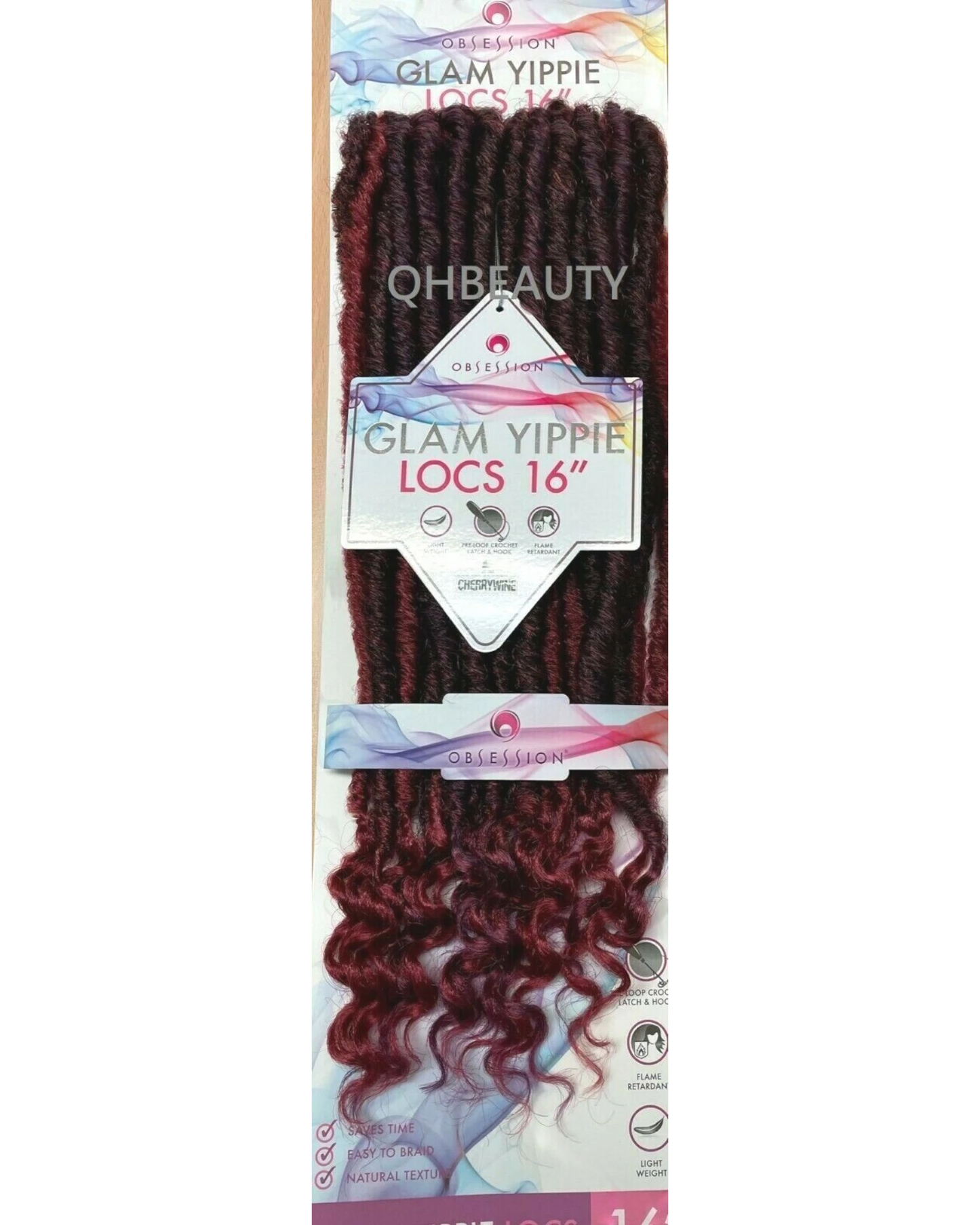 Obsession Synthetic Crochet Braid Hair Extension - Glam Yippie Locs 16 Inch