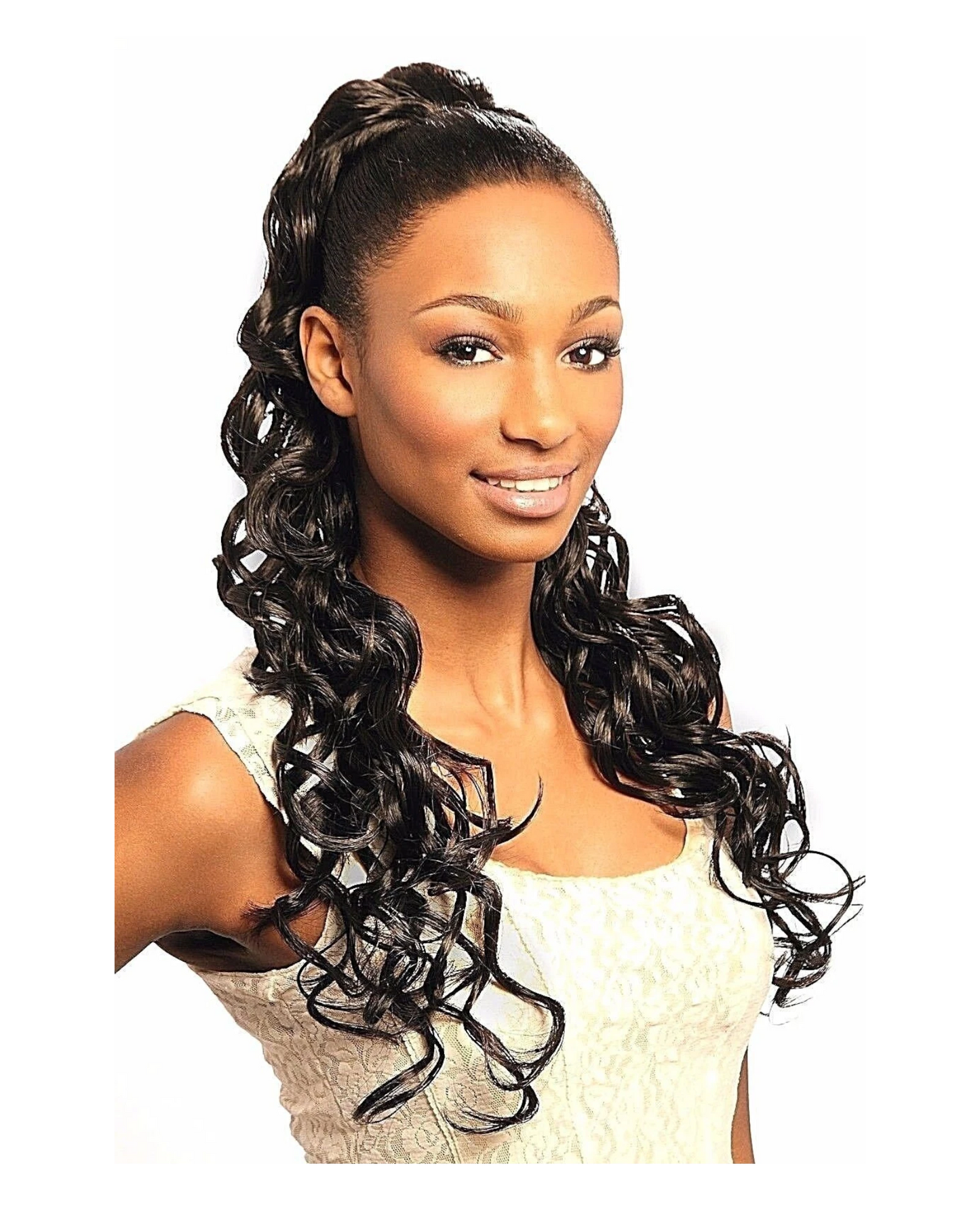 Cherish Synthetic Long Curly Drawstring Natural Hair Ponytail - Miami Girl