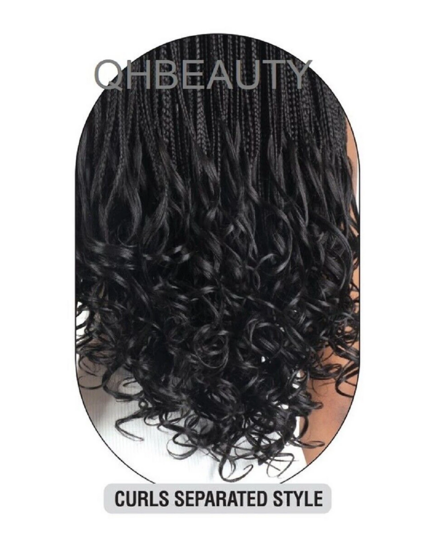 CHERISH SYNTHETIC HAIR EXTENSION BRAID - 3 x SPIRAL FRENCH CURL 22 & 28 INCHES