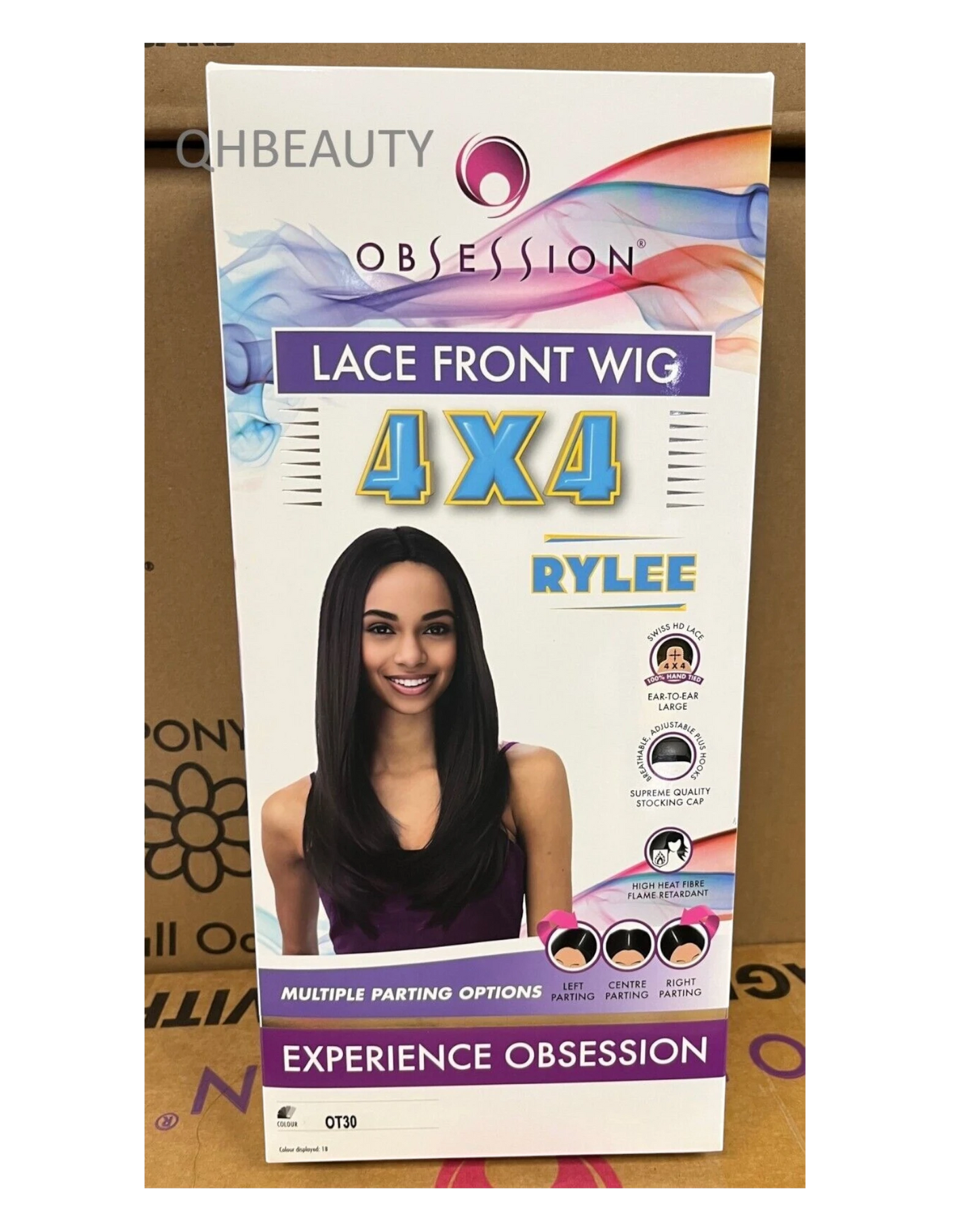 Obsession Synthetic Swiss HD 4x4 Lace Front Free Part Layered Hair Wig - RYLEE