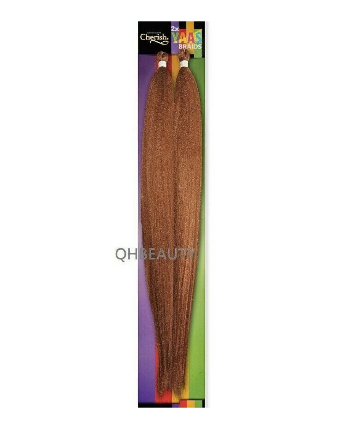CHERISH SYNTHETIC YAKY LONG STRAIGHT HAIR EXTENSIONS 2 X YAAS BRAIDS 20'' - 28''