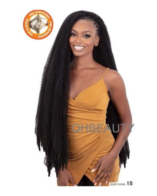 OBSESSION SYNTHETIC CROCHET BRAID 3X PRE-FLUFFED - POPPIN TWIST 28 INCHES