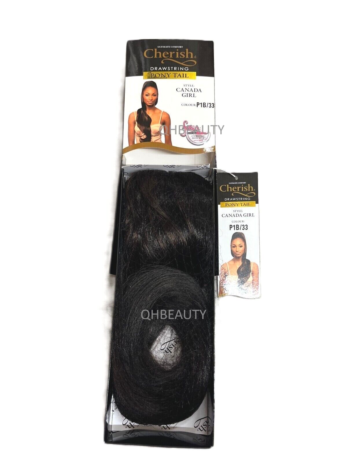 Cherish Synthetic Drawstring Long Curly Wavy Hair Ponytail - Canada Girl
