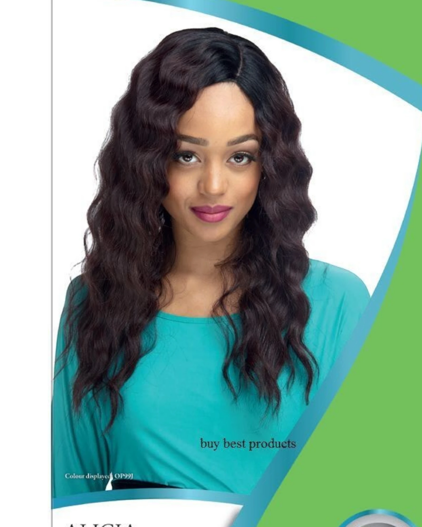 Impression Synthetic Invisible L Part Lace Curly Hair Wig - Alicia