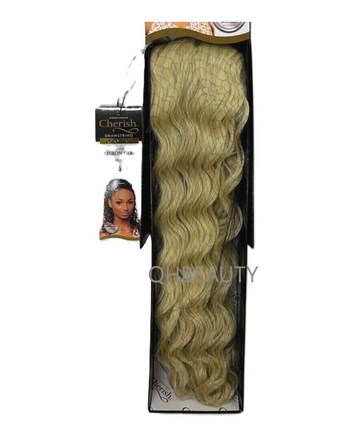 Cherish Synthetic Drawstring Curly Hair Extension Ponytail - Lisbon Girl