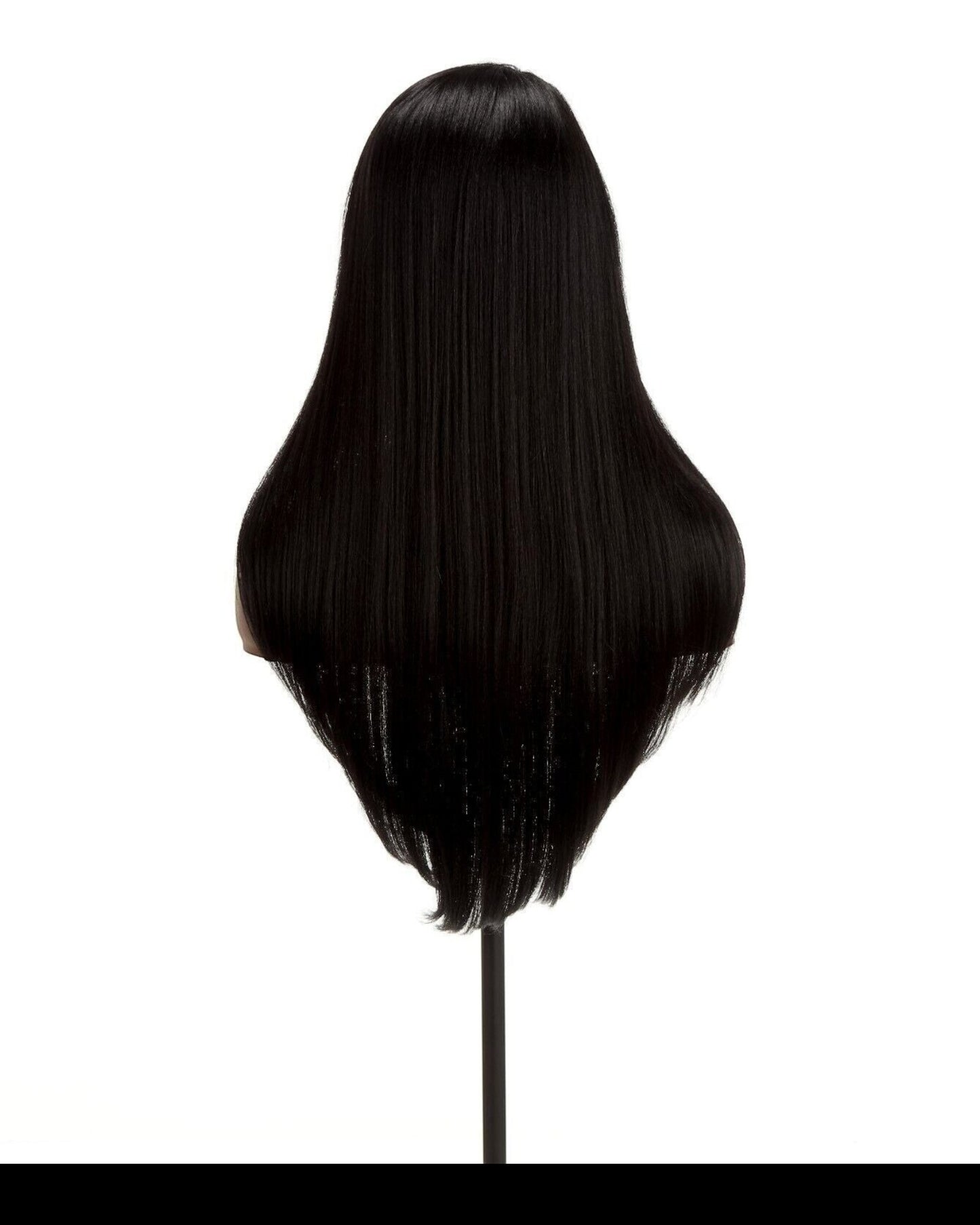 Impression Synthetic Invisible Part Long Straight Lace Front Hair Wig - Destiny