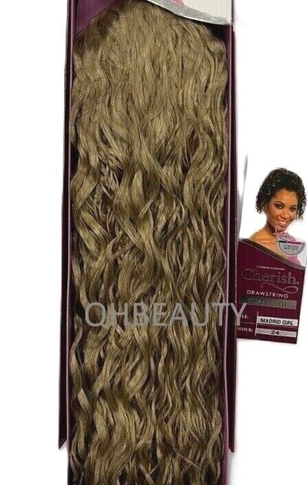 Cherish Synthetic Drawstring Curly Hair Extension Ponytail - Madrid Girl