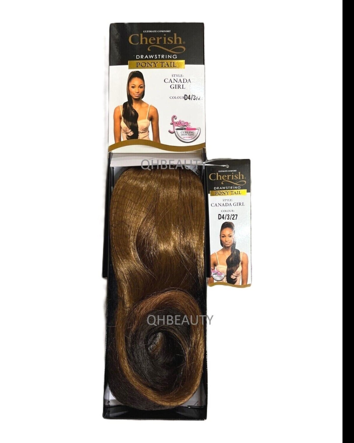 Cherish Synthetic Drawstring Long Curly Wavy Hair Ponytail - Canada Girl