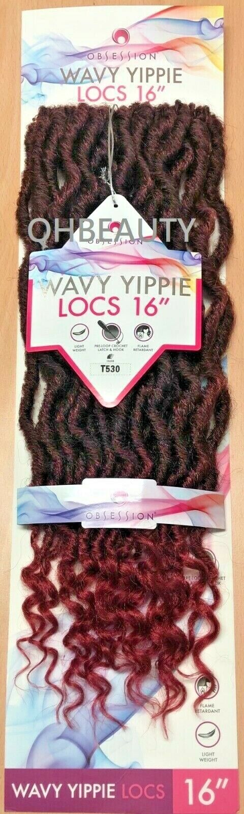 Obsession Synthetic Crochet Braid Hair Extension - Wavy Yippie Locs 16 INCH