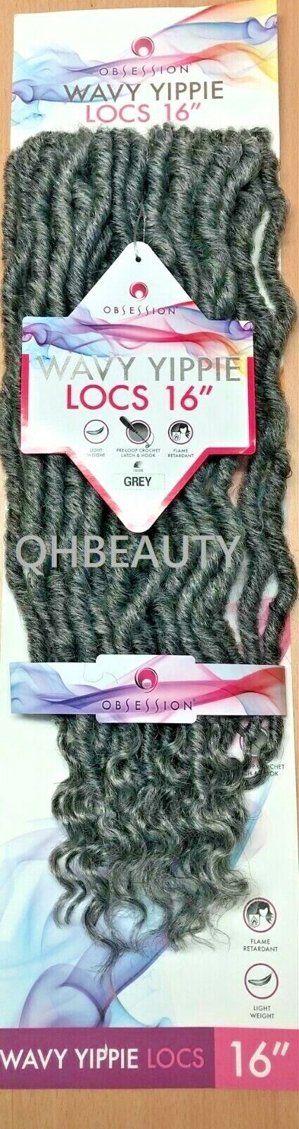 Obsession Synthetic Crochet Braid Hair Extension - Wavy Yippie Locs 16 INCH
