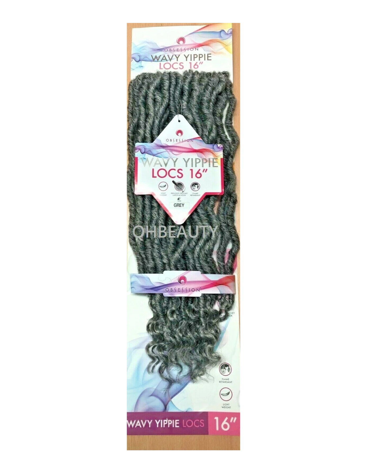 Obsession Synthetic Crochet Braid Hair Extension - Wavy Yippie Locs 16 INCH