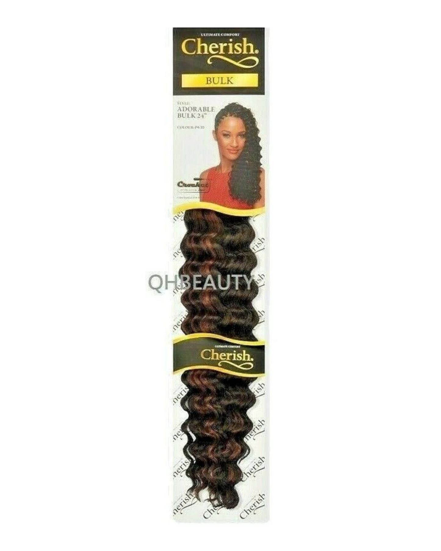 CHERISH SYNTHETIC LONG CURLY HAIR EXTENSION CROCHET BRAIDS - ADORABLE 24 inch7.99