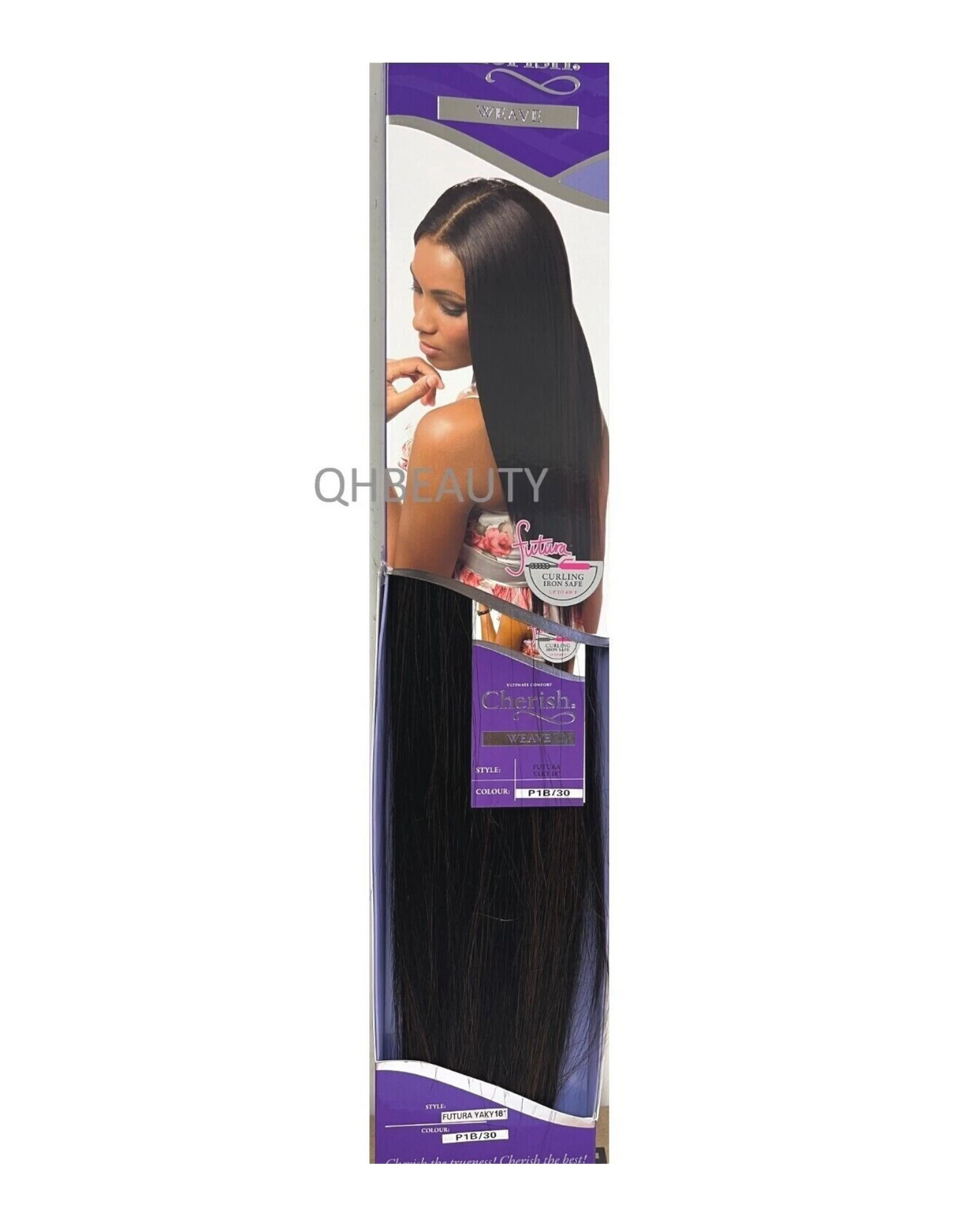 CHERISH SYNTHETIC LONG YAKI HAIR EXTENSION WEAVE - FUTURA YAKY 14 & 18 INCH